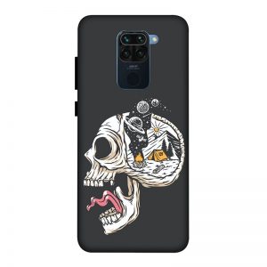 Camping in Head Redmi Note 9 Mobile Cover