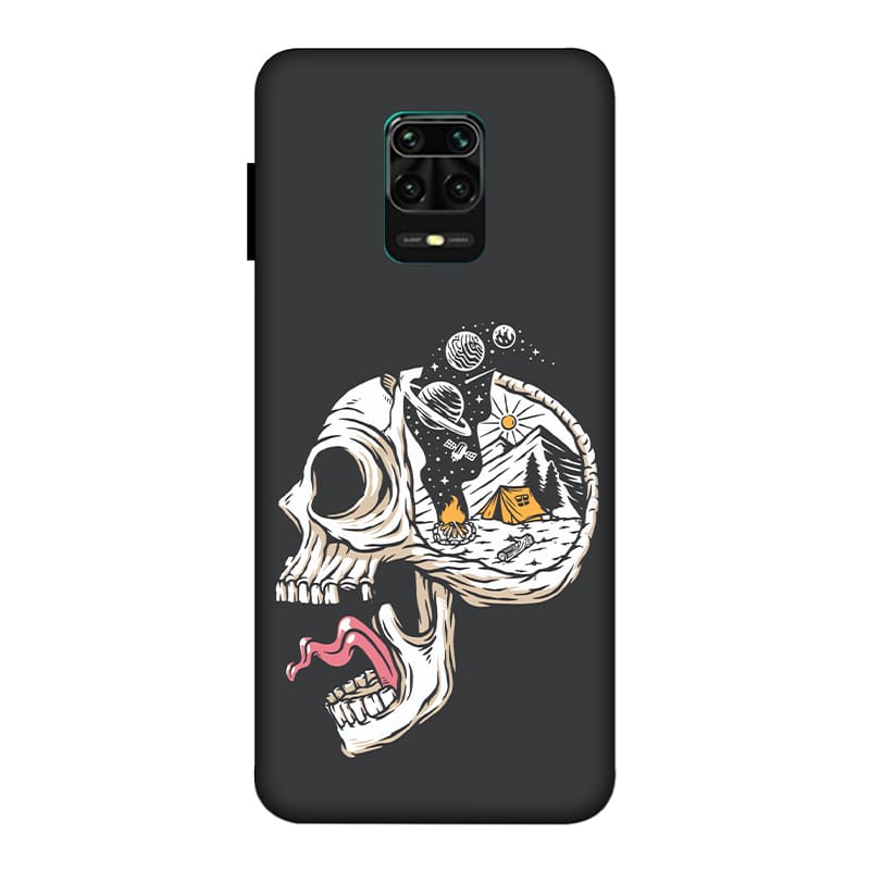 Camping in Head Redmi Note 9 Pro Max Mobile Cover