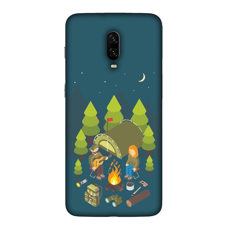 Couple Camping OnePlus 6T Mobile Cover