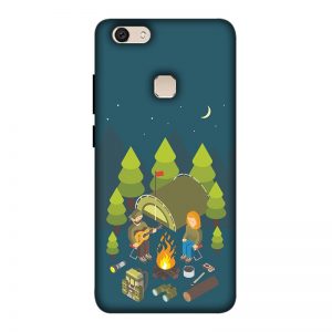 Couple Camping Vivo V7 Plus Mobile Cover