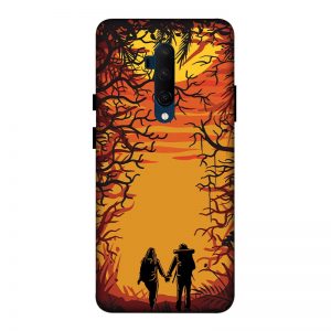 Couple in Forest OnePlus 7T Pro Mobile Cover