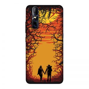 Couple in Forest Vivo V15 Pro Mobile Cover
