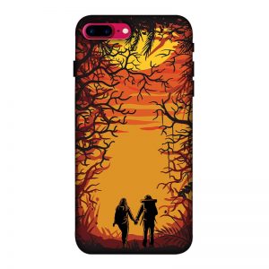 Couple in Forest iPhone 7 Plus Mobile Cover