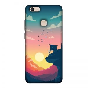 Day And Night Landscape Vivo V7 Plus Mobile Cover