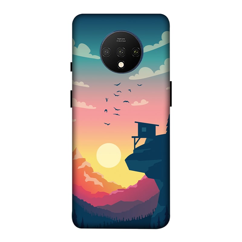 Day and Night OnePlus 7T Mobile Cover