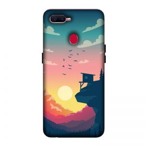 Day and Night Oppo F9 Mobile Cover