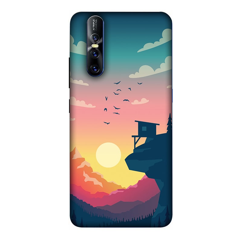 Day and Night Vivo V15 Pro Mobile Cover
