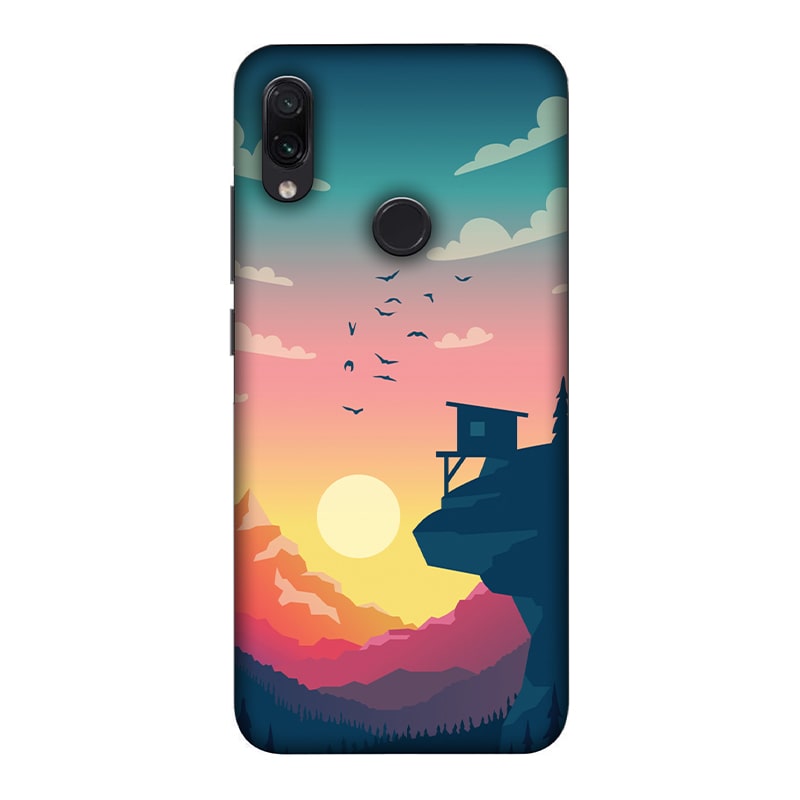 Day and Night Redmi Note 7 Pro Mobile Cover