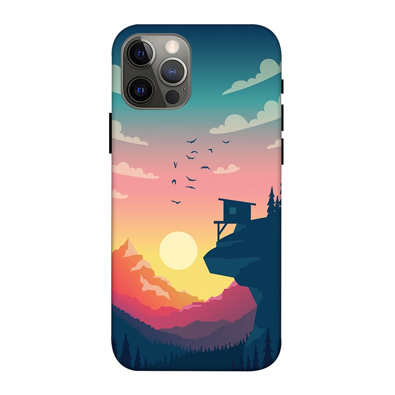 Day and Night iPhone 12 Pro Mobile Cover