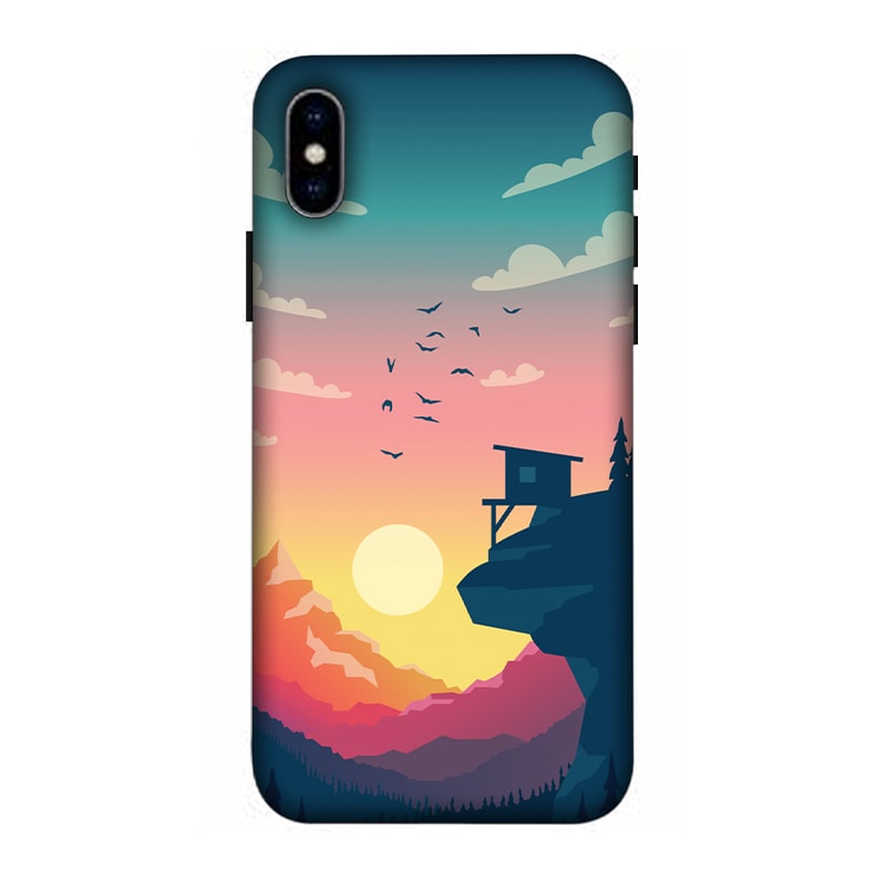 Day and Night iPhone X Mobile Cover