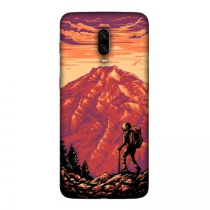 Hiker in Forest OnePlus 6T Mobile Cover