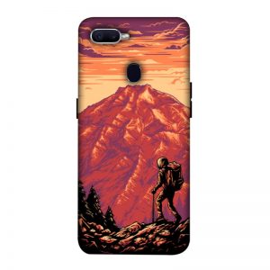 Hiker in Forest Oppo F9 Pro Mobile Cover