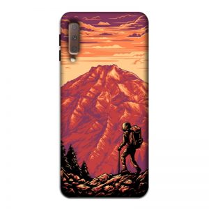 Hiker in Forest Samsung A7 2018 Mobile Cover
