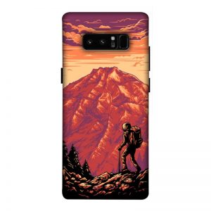 Hiker in Mountain Samsung Galaxy Note 8 Mobile Cover