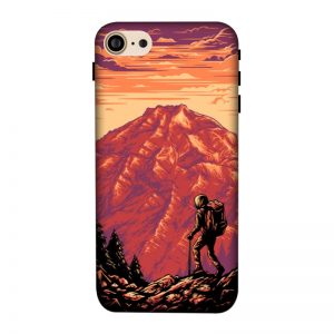 Hiker in Mountain iPhone 7 Mobile Cover