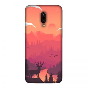 Hot Noon Landscape OnePlus 6T Mobile Cover