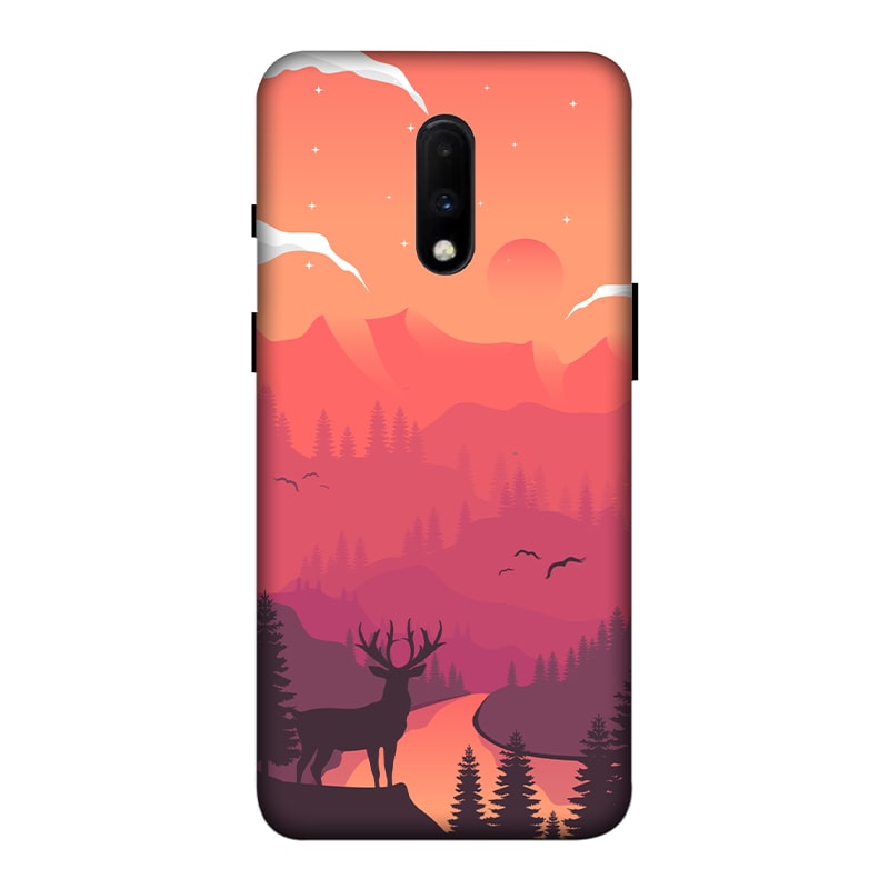 Hot Noon Landscape OnePlus 7 Mobile Cover