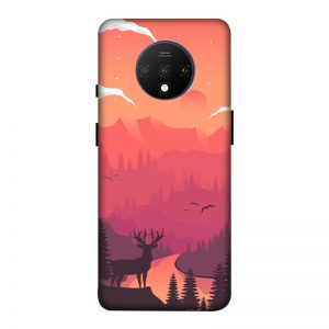 Hot Noon Landscape OnePlus 7T Mobile Cover