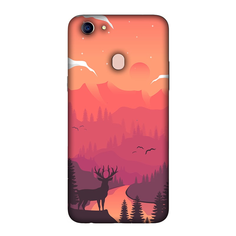 Hot Noon Landscape Oppo F5 Mobile Cover