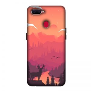 Hot Noon Landscape Oppo F9 Mobile Cover