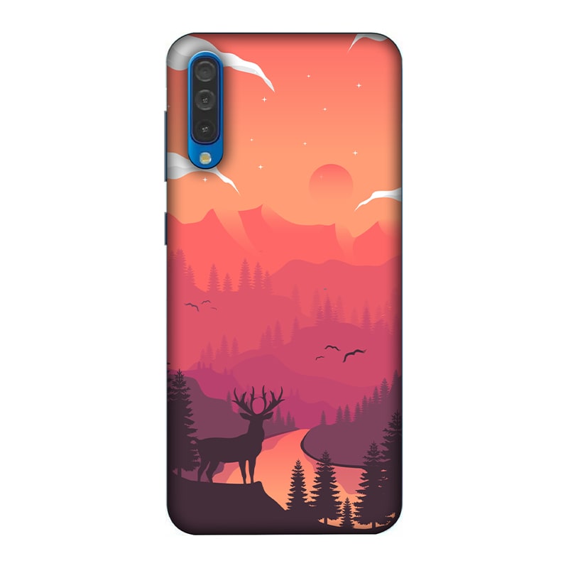 Hot Noon Landscape Samsung A50 Mobile Cover