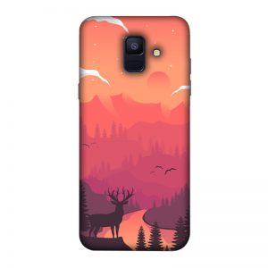Hot Noon Landscape Samsung Galaxy A6 Mobile Cover