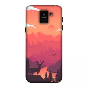Hot Noon Landscape Samsung J6 Mobile Cover