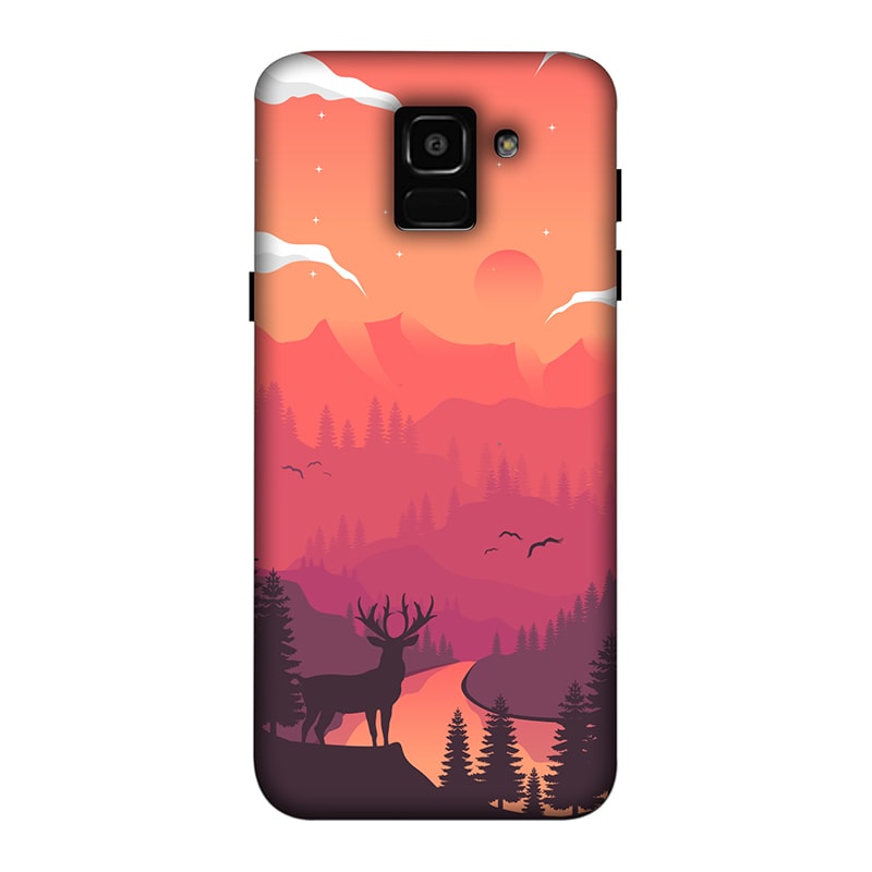 Hot Noon Landscape Samsung J6 Mobile Cover