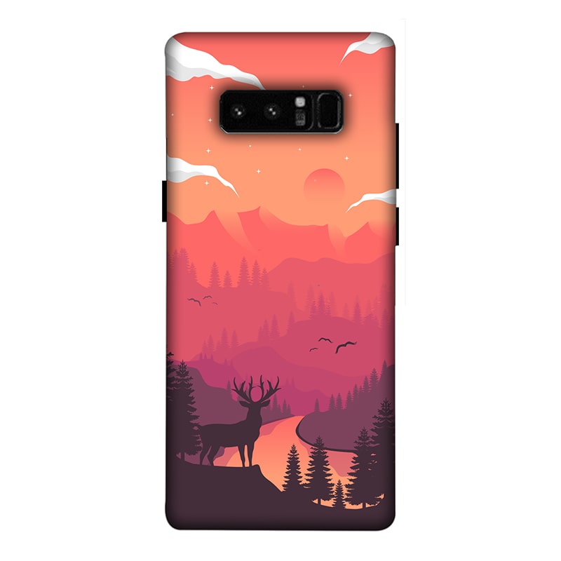 Hot Noon Landscape Samsung Galaxy Note 8 Mobile Cover