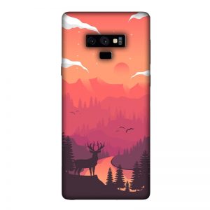 Hot Noon Landscape Samsung Galaxy Note 9 Mobile Cover