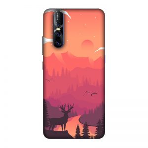 Hot Noon Landscape Vivo V15 Pro Mobile Cover