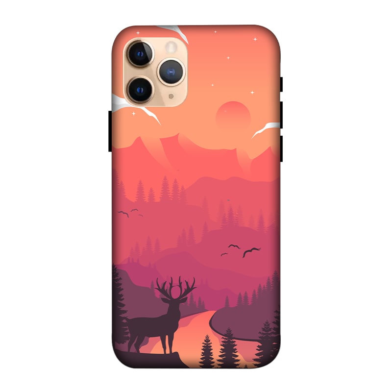 Hot Noon Landscape iPhone 11 Pro Mobile Cover