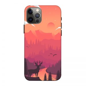 Hot Noon Landscape iPhone 12 Pro Mobile Cover