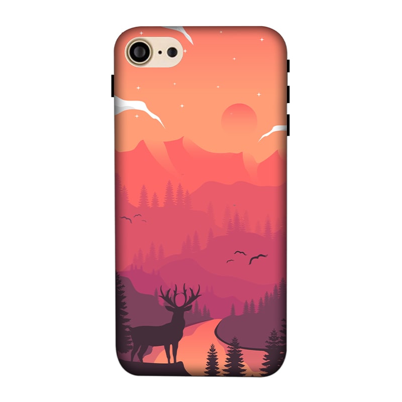 Hot Noon Landscape iPhone 8 Mobile Cover