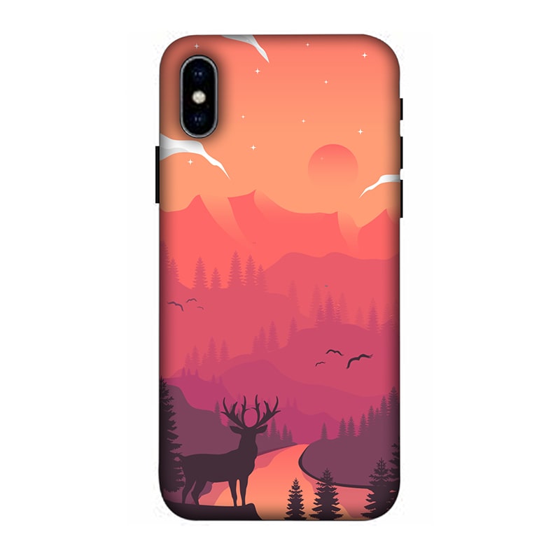 Hot Noon Landscape iPhone X Mobile Cover