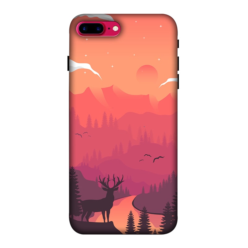 Hot Noon Landscape iPhone 7 Plus Mobile Cover