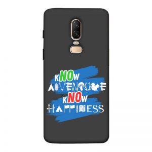Know Adventure Know Happiness OnePlus 6 Mobile Cover