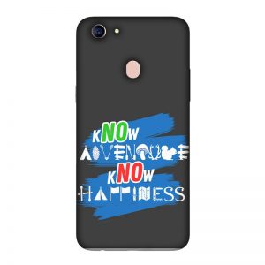 Know Adventure Know Happiness Oppo F5 Mobile Cover