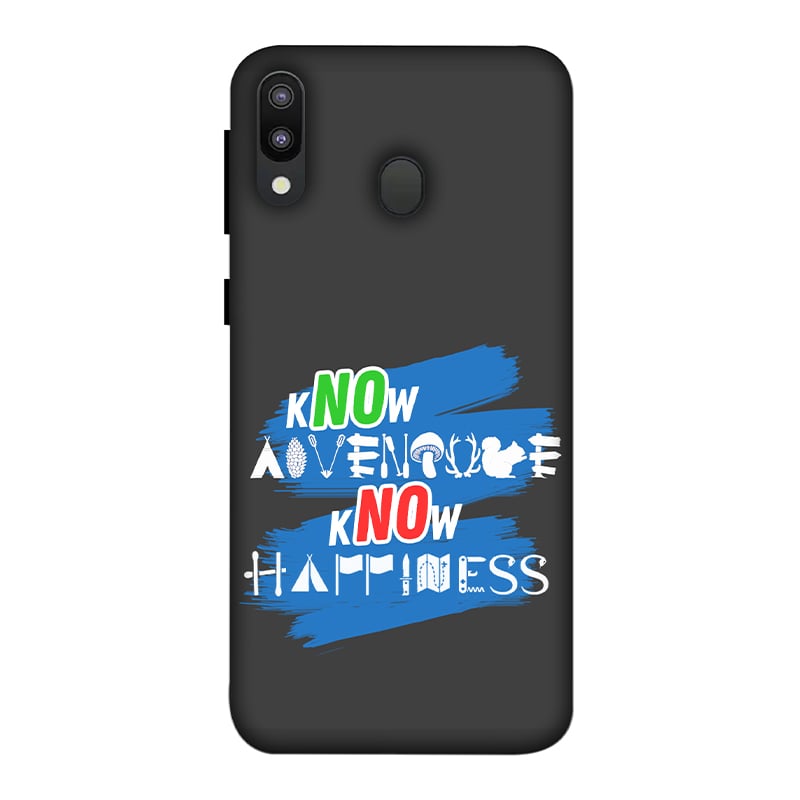 Know Adventure Know Happiness Samsung M20 Mobile Cover