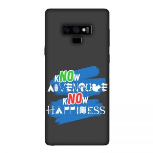 Know Adventure Know Happiness Samsung Galaxy Note 9 Mobile Cover