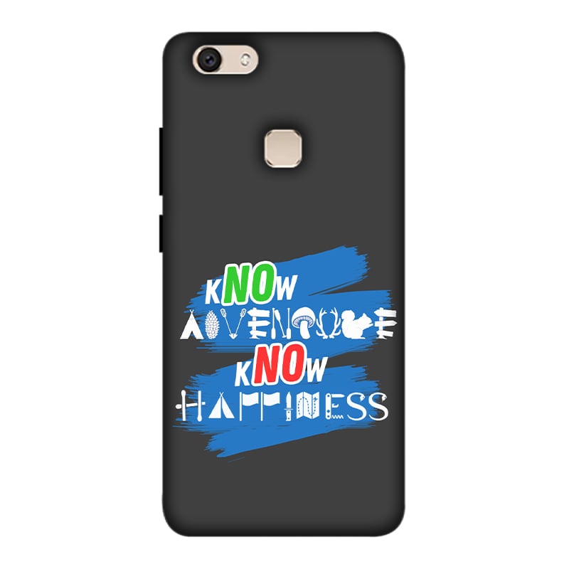 Know Adventure Know Happiness Vivo V7 Plus Mobile Cover