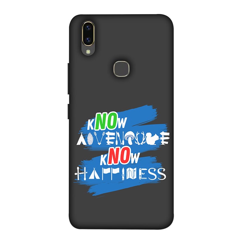 Know Adventure Know Happiness Vivo V9 Mobile Cover