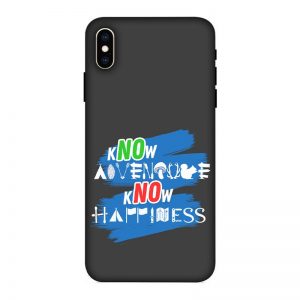 Know Adventure Know Happiness iPhone XS Max Mobile Cover