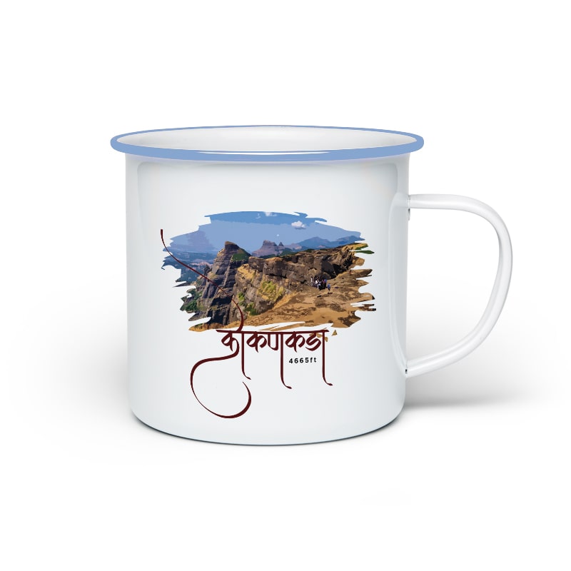 Konkankada – Enamel Camping Mug
