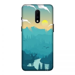 Morning Landscape OnePlus 7 Mobile Cover