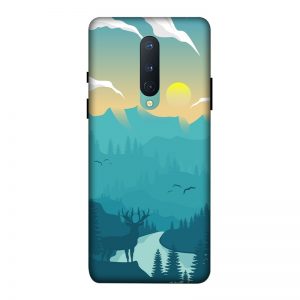 Morning Landscape OnePlus 8 Mobile Cover