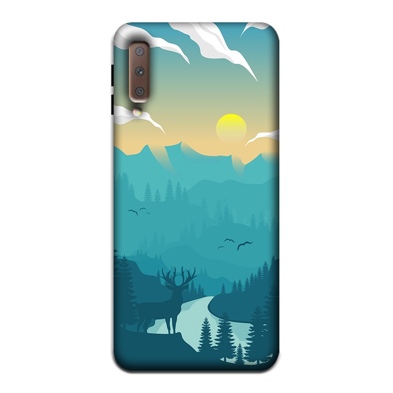 Morning Landscape Samsung A7 2018 Mobile Cover