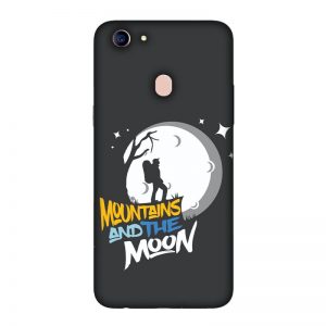 Mountain and The Moon Oppo F5 Mobile Cover