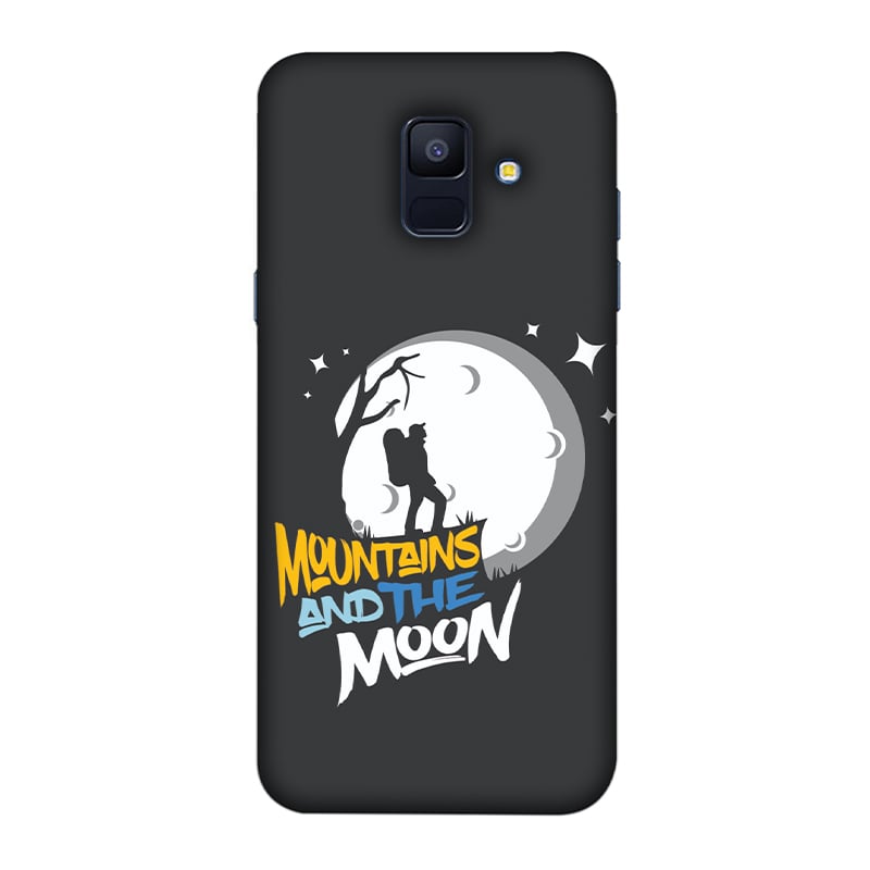 Mountains and the Moon Samsung Galaxy A6 Mobile Cover