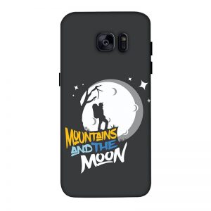 Mountains and the Moon Samsung Galaxy S7 Edge Mobile Cover